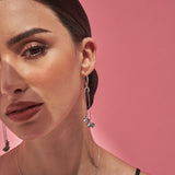 The Muse Two Motif Earring - Khayal Fine Jewelry