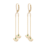 The Muse Two Motif Earring - Khayal Fine Jewelry