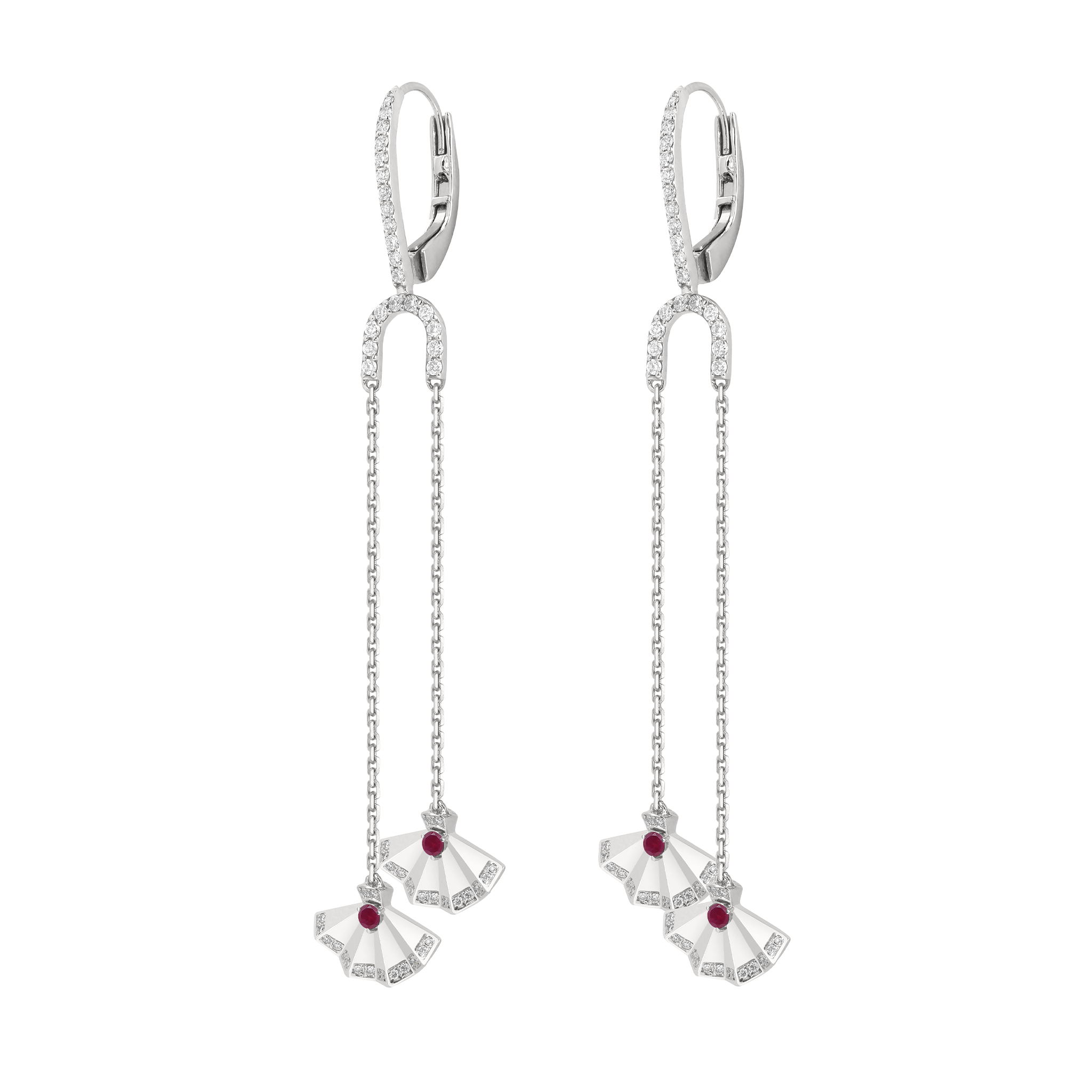 The Muse Two Motif Earring - Khayal Fine Jewelry