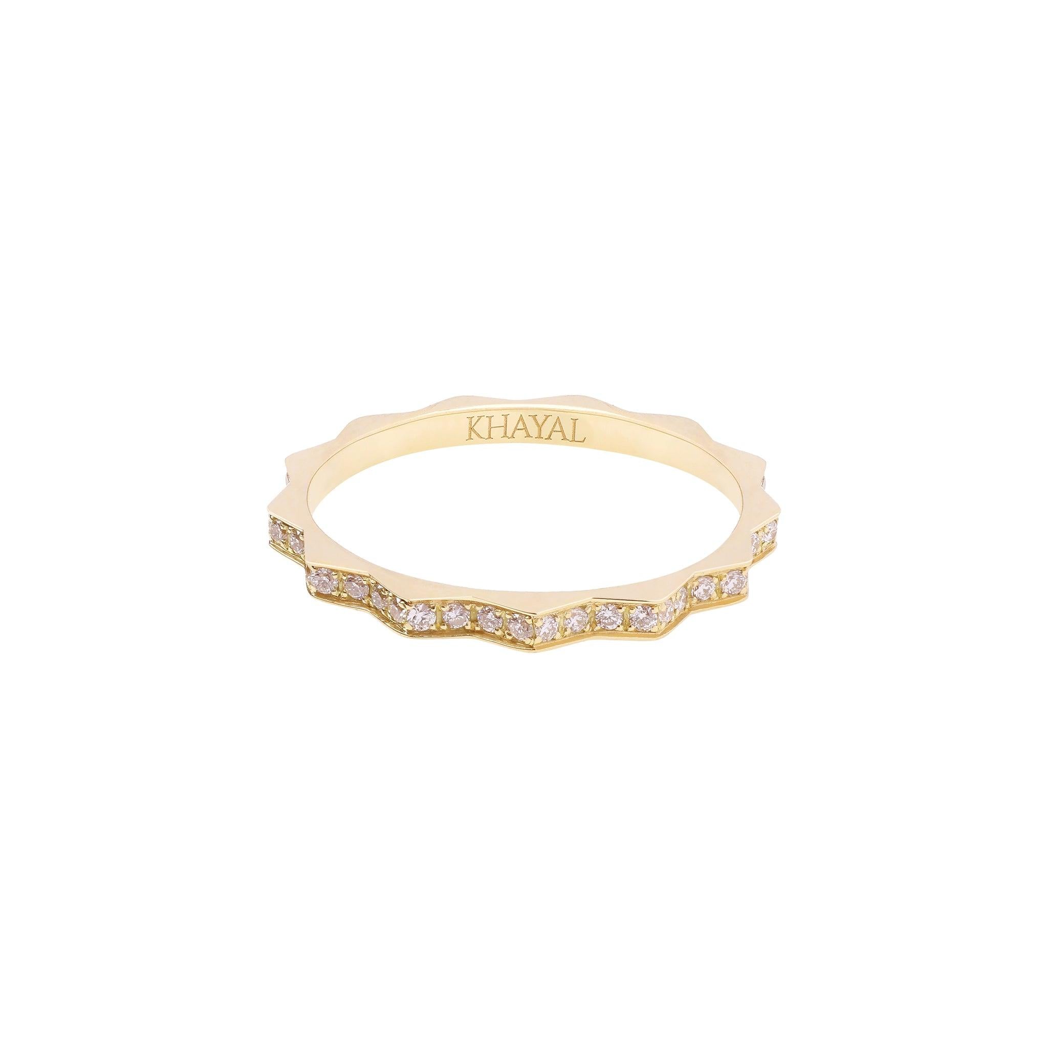 The Muse Diamond Band Thin - Khayal Fine Jewelry