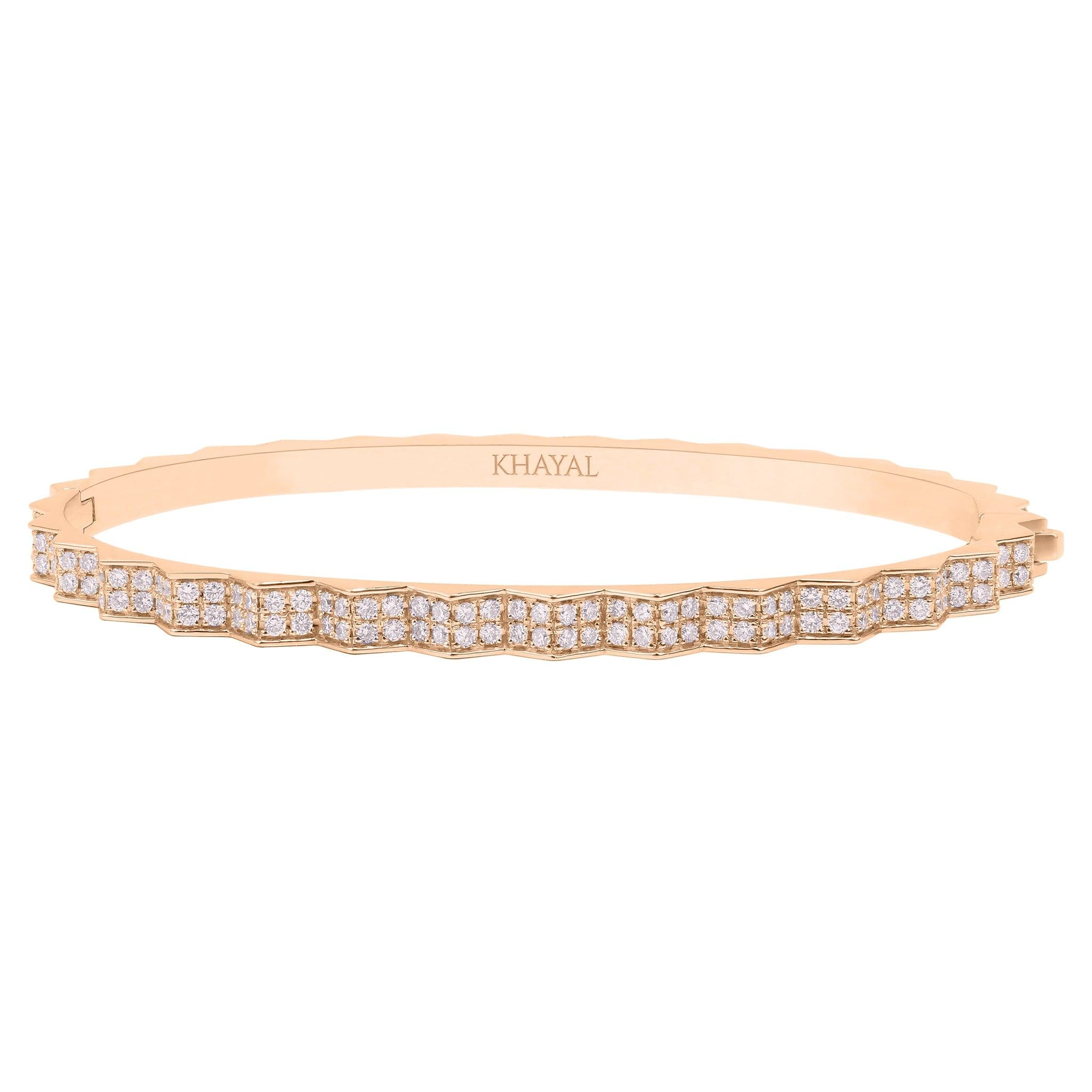 The Muse Diamond Bangle - Khayal Fine Jewelry 