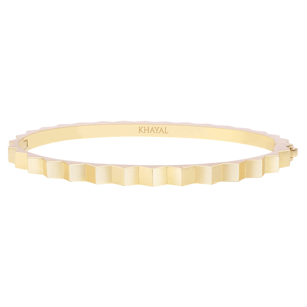 The Muse Gold Bangle
