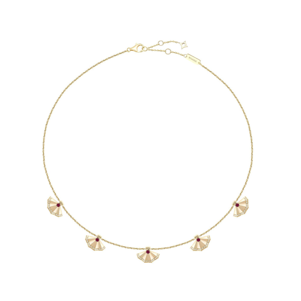 The Muse Five Motif Necklace - Khayal Fine Jewelry 