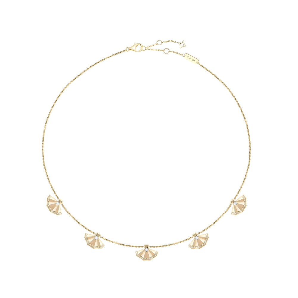 The Muse Five Motif Necklace - Khayal Fine Jewelry 