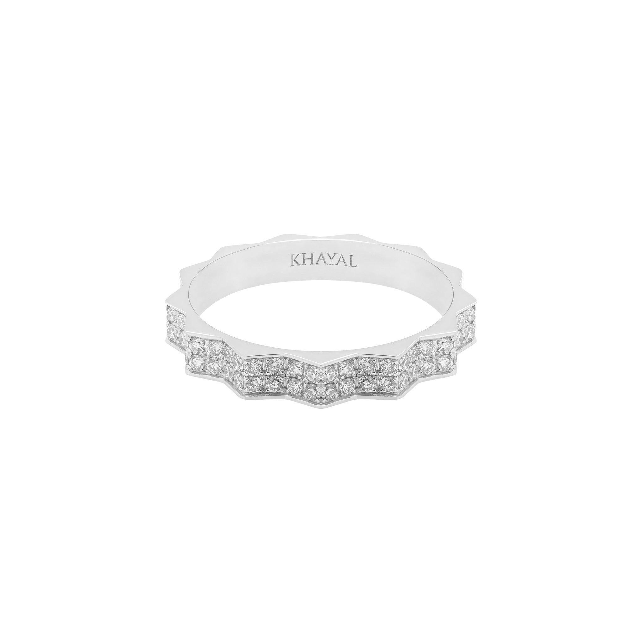 The Muse Diamond Band Thick - Khayal Fine Jewelry 