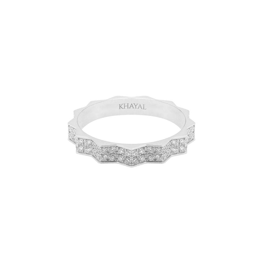 The Muse Diamond Band Thick - Khayal Fine Jewelry 