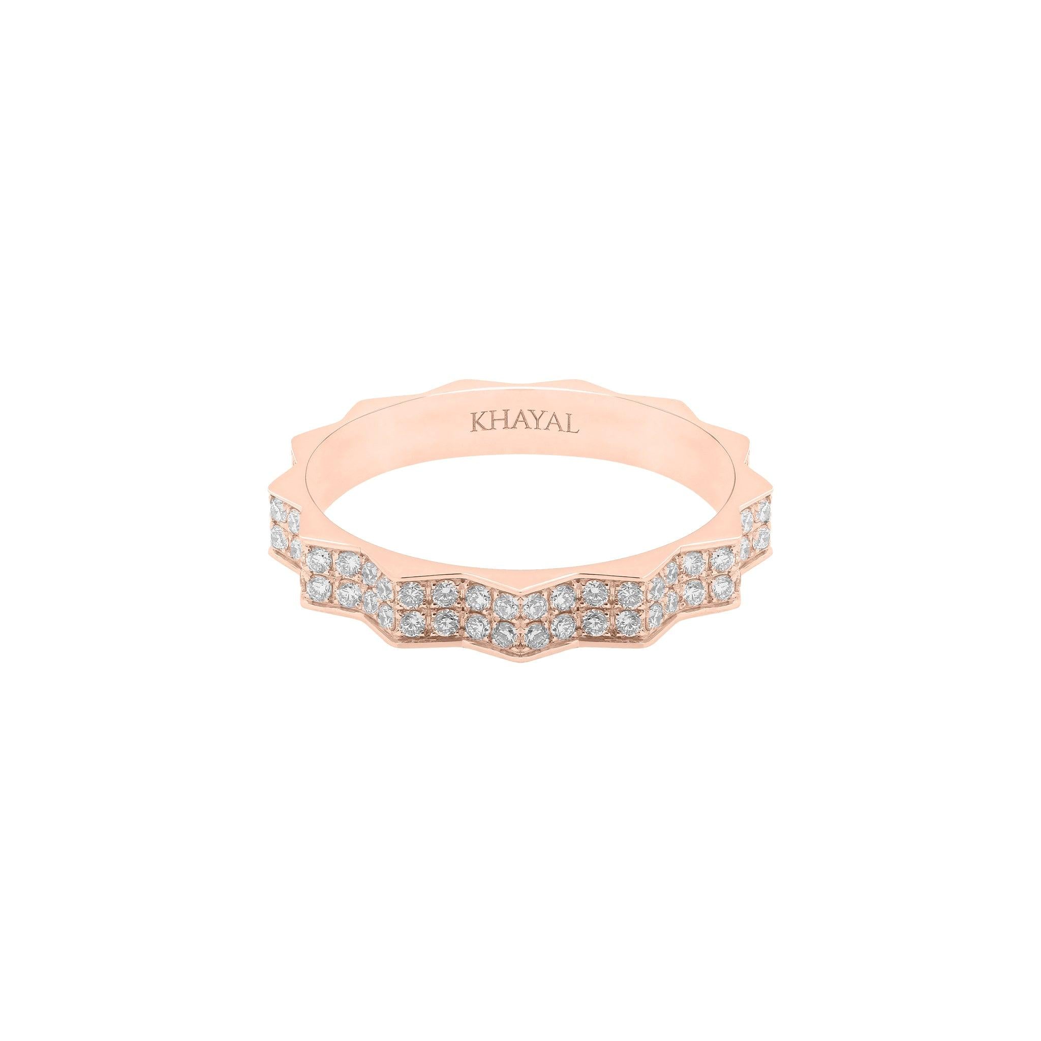 The Muse Diamond Band Thick - Khayal Fine Jewelry 