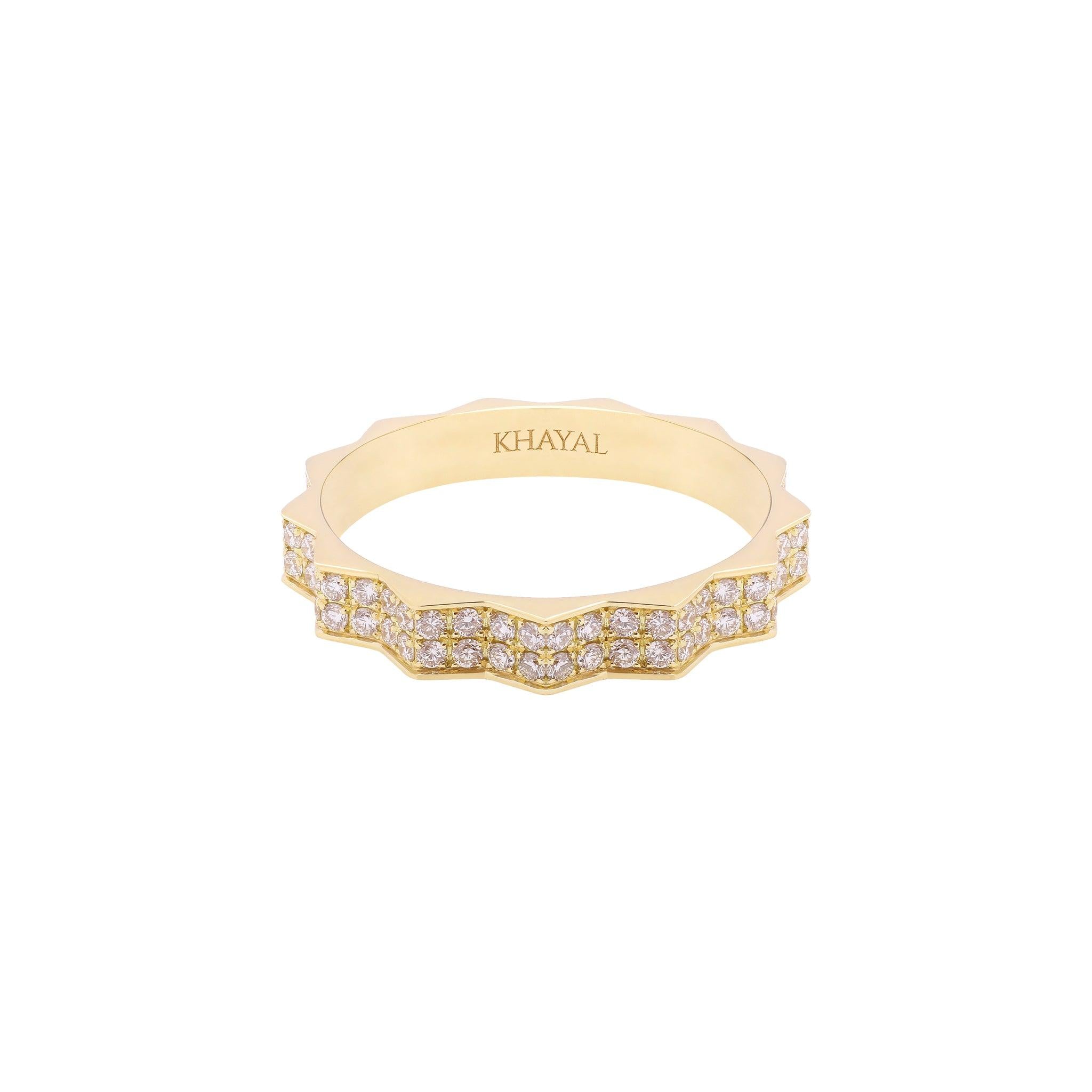 The Muse Diamond Band Thick - Khayal Fine Jewelry 