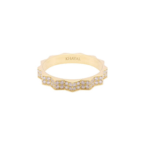 The Muse Diamond Band Thick - Khayal Fine Jewelry 